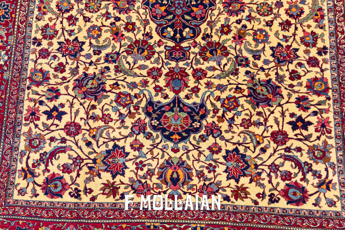 Antique Rug Tehran Extremly Fine n°:511664